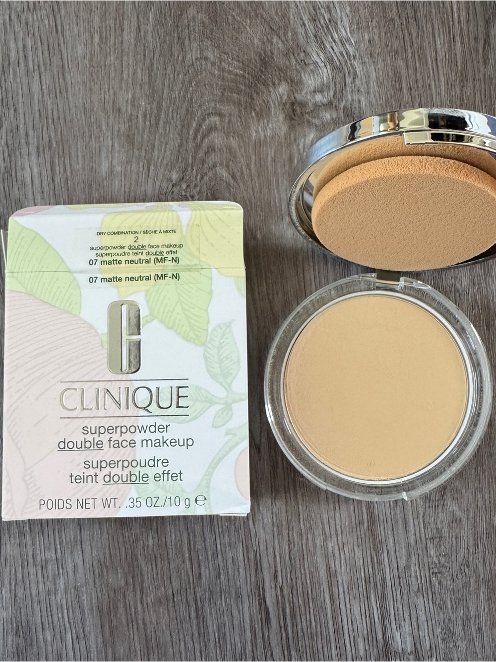 Clinique Superpowder Double Face Makeup Powder Foundation 07 Matte Neutral 10g